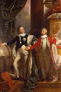 Benjamin West Prince Edward and William IV of the United Kingdom. oil painting